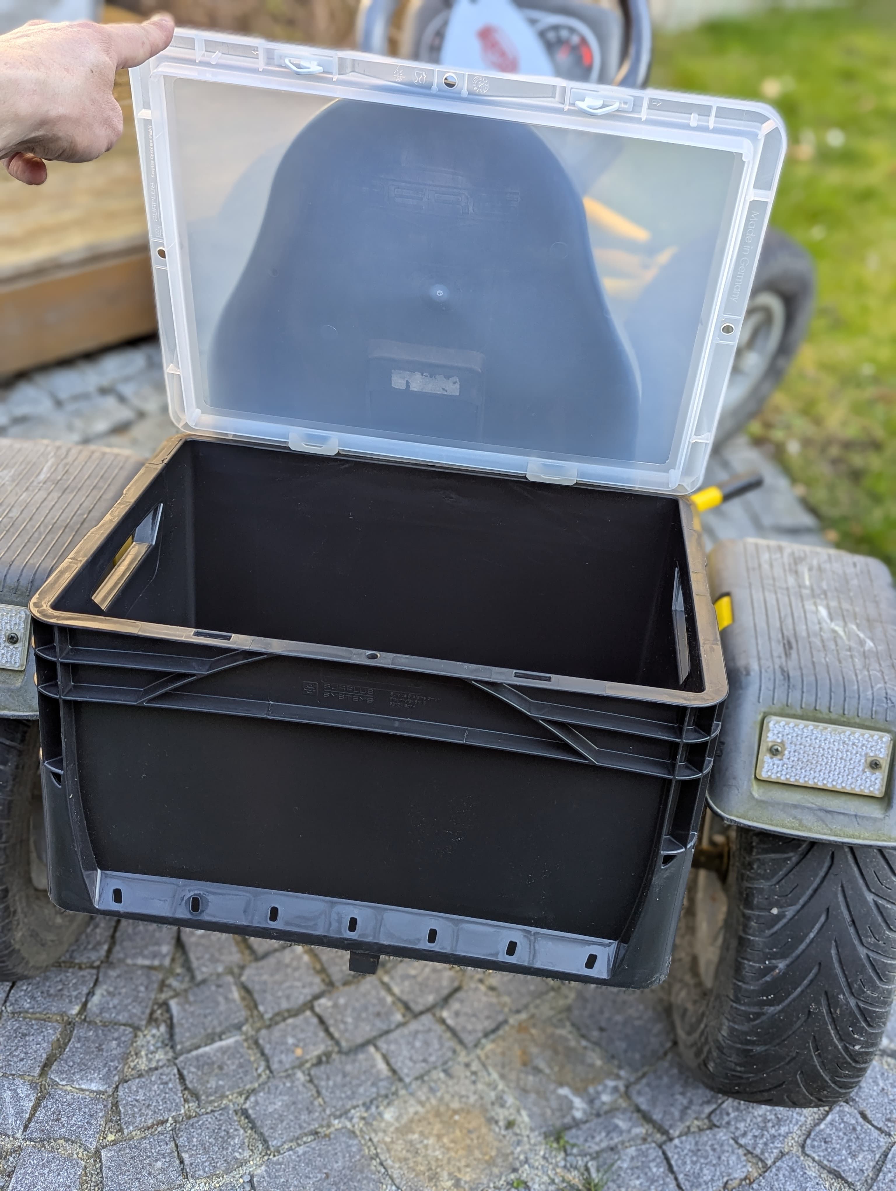 ThinCityBox Transportbox am Berg XL GoKart